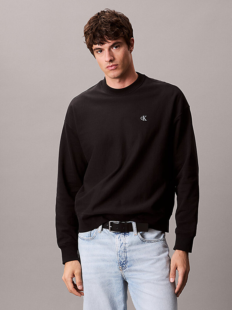 Erkek Premium Terry Monogram Sweatshirt
