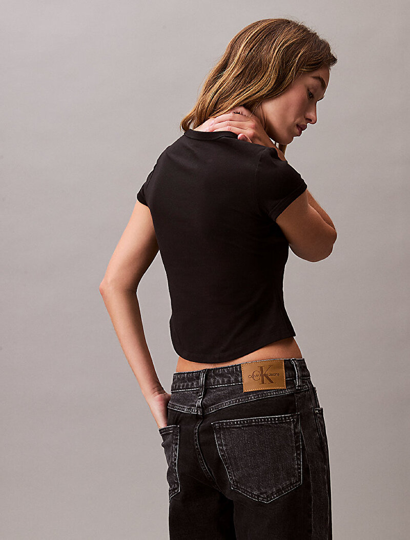 Calvin Klein Siyah Renkli Kadın Baby T-shirt