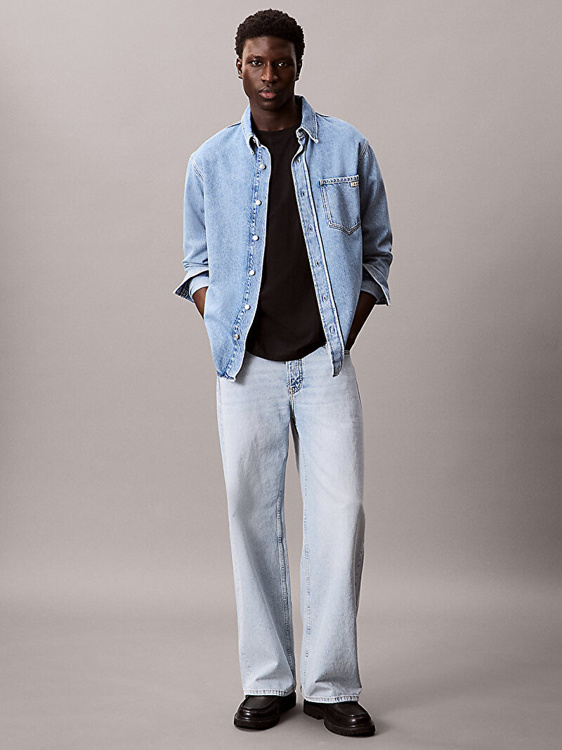 Calvin Klein Siyah Renkli Erkek 30s Micro Monologo T-shirt