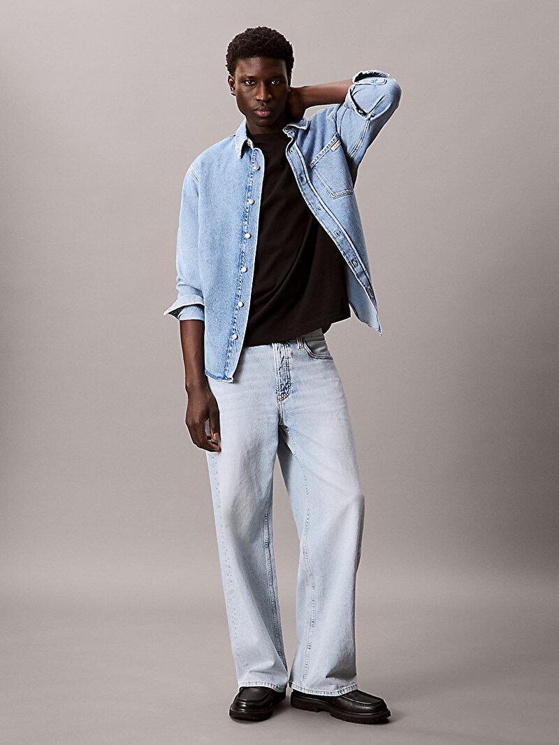 Calvin Klein Siyah Renkli Erkek 30s Micro Monologo T-shirt