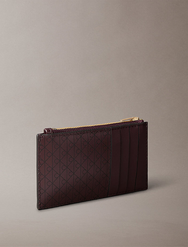 Calvin Klein Kırmızı Renkli Kadın Emblem Cüzdan