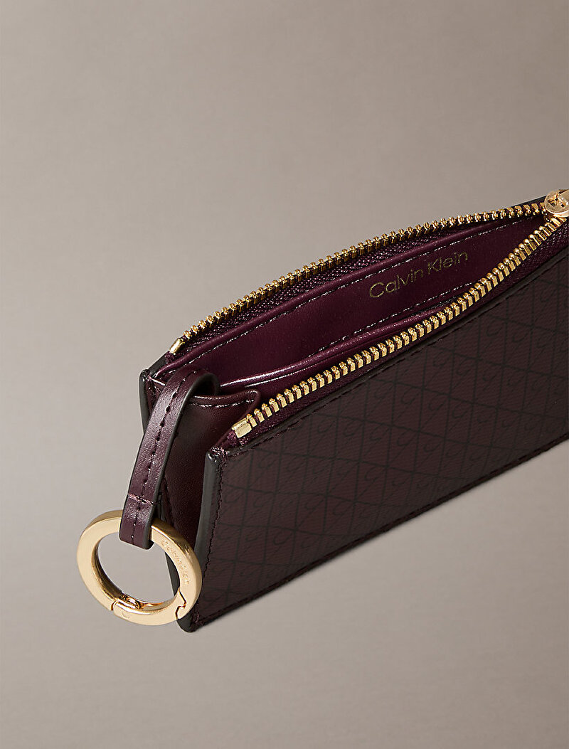 Calvin Klein Kırmızı Renkli Kadın Emblem Cüzdan