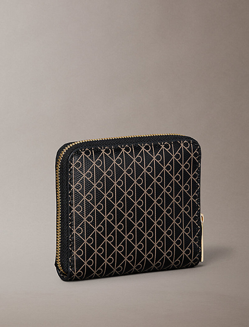 Calvin Klein Siyah Renkli Kadın Emblem Cüzdan