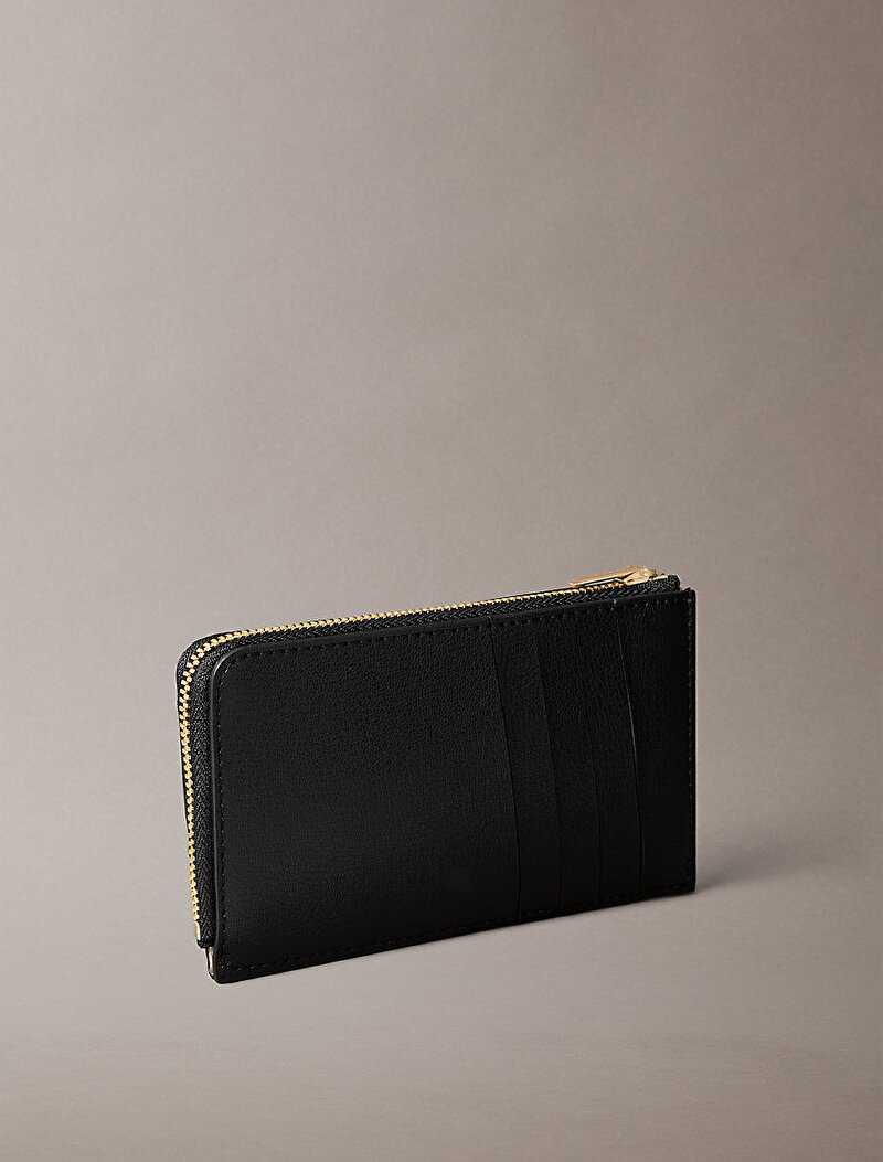 Calvin Klein Siyah Renkli Kadın Foil Logo Cüzdan