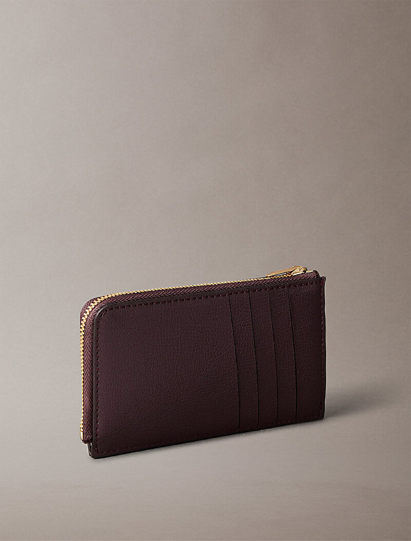 Calvin Klein Kırmızı Renkli Kadın Foil Logo Cüzdan