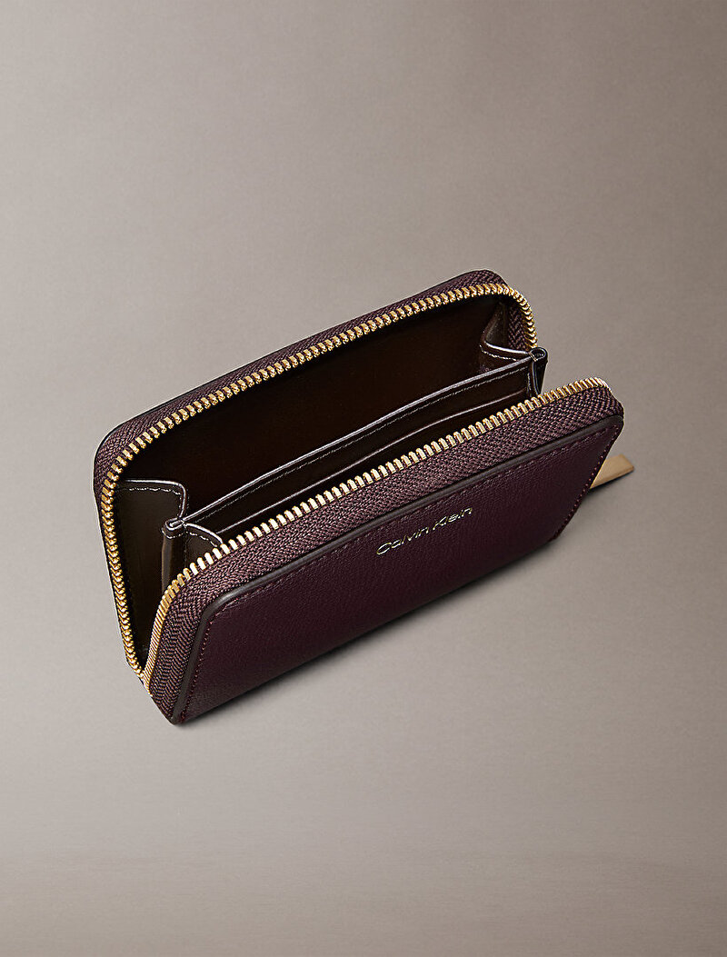 Calvin Klein Kırmızı Renkli Kadın Foil Logo Medium Cüzdan