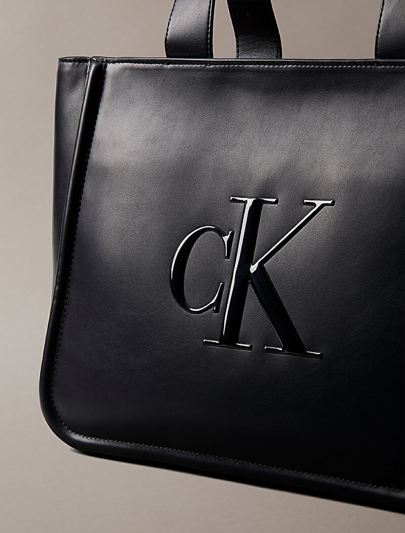 Calvin Klein Siyah Renkli Kadın Sandi Tote Çanta