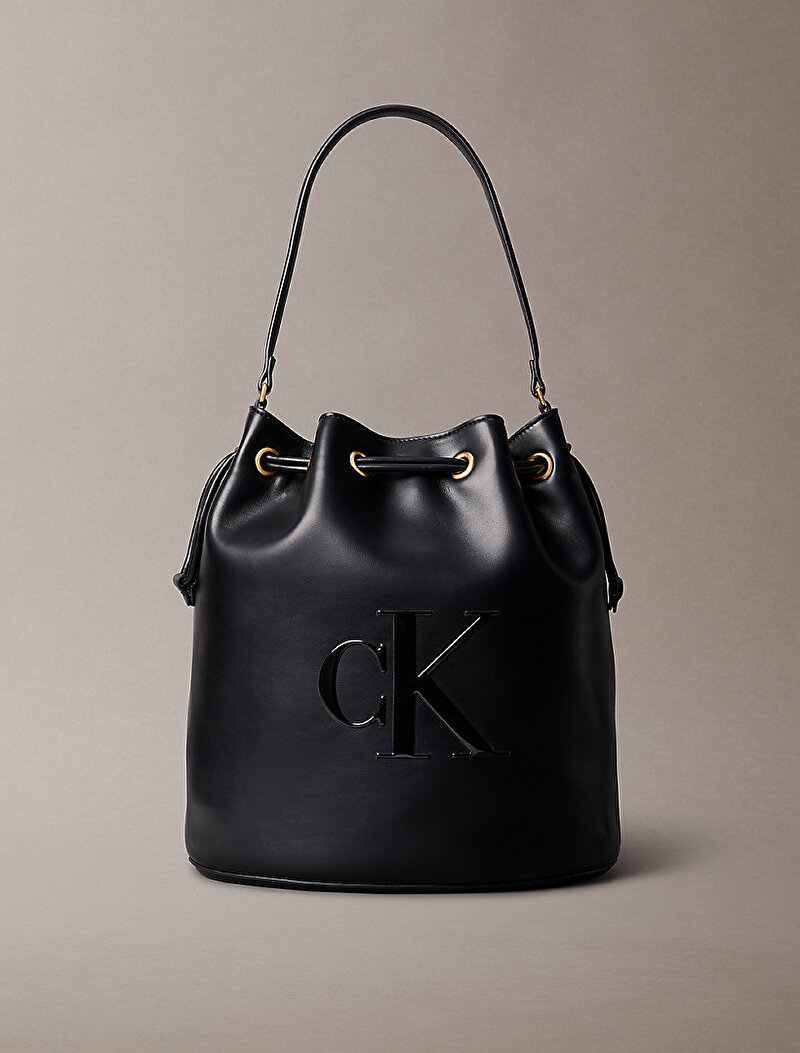 Calvin Klein Siyah Renkli Kadın Sandi Bucket Çapraz Çanta