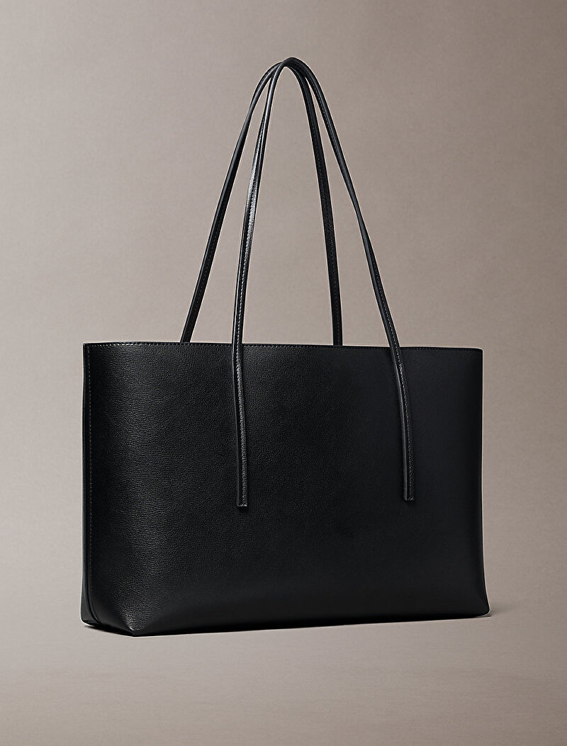 Calvin Klein Siyah Renkli Kadın Foil Logo Tote Çanta