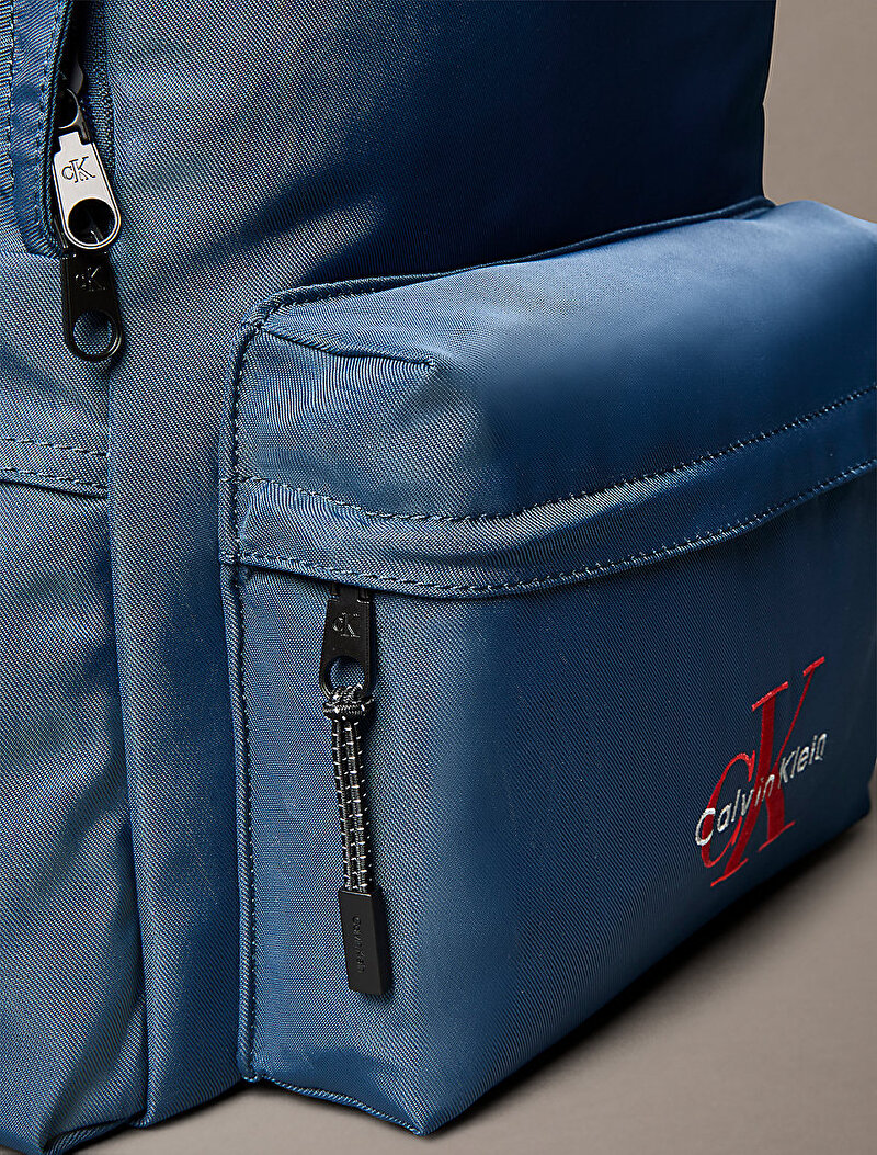 Calvin Klein Mavi Renkli Erkek Bold Round Sırt Çantası