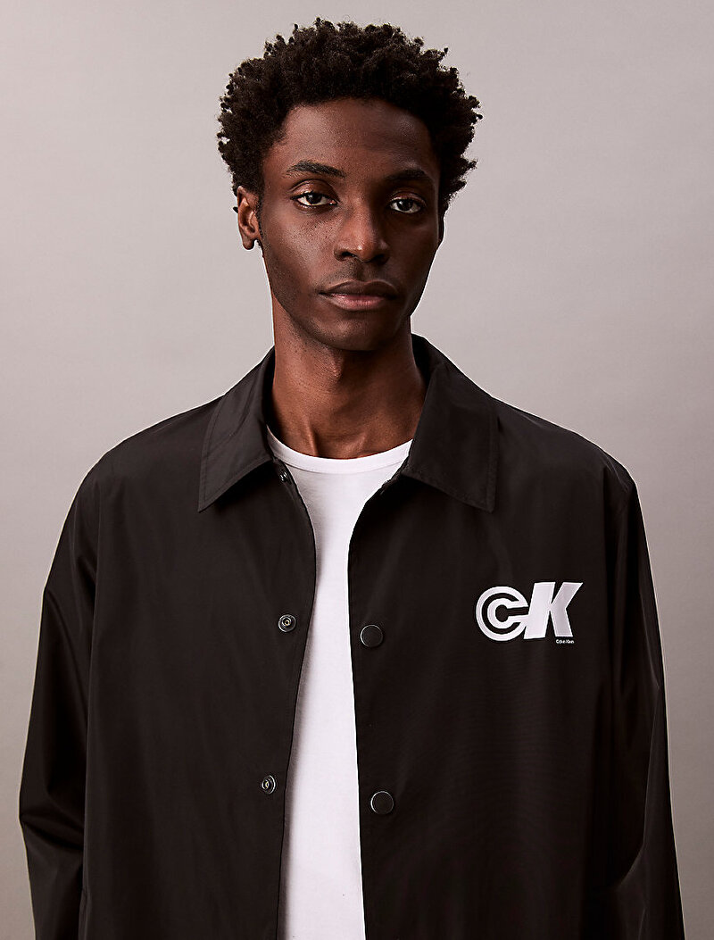 Calvin Klein Siyah Renkli Erkek Graphic Ceket