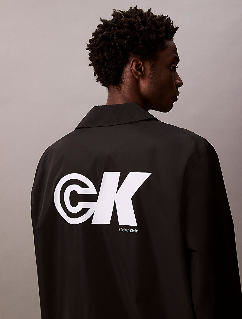 Calvin Klein Siyah Renkli Erkek Graphic Ceket