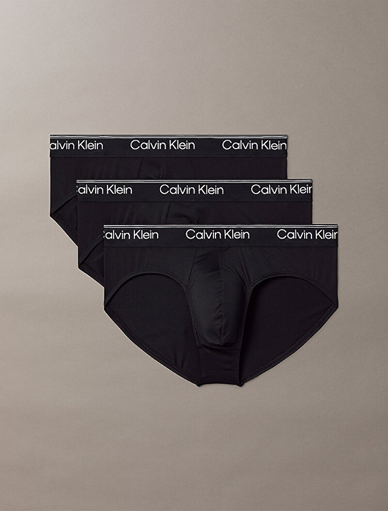 Erkek 3'lü Paket Hip Brief Slip Seti