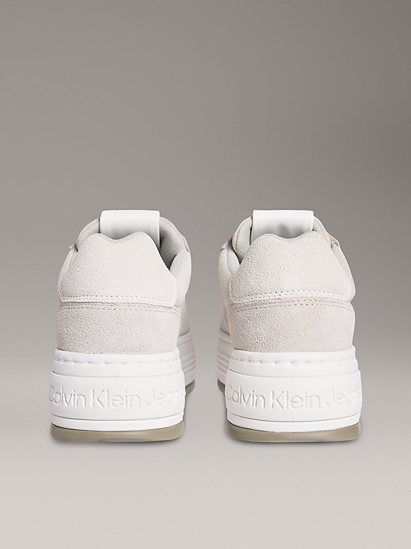Calvin Klein Bej Renkli Kadın Bold Flatform Low Lace Sneaker