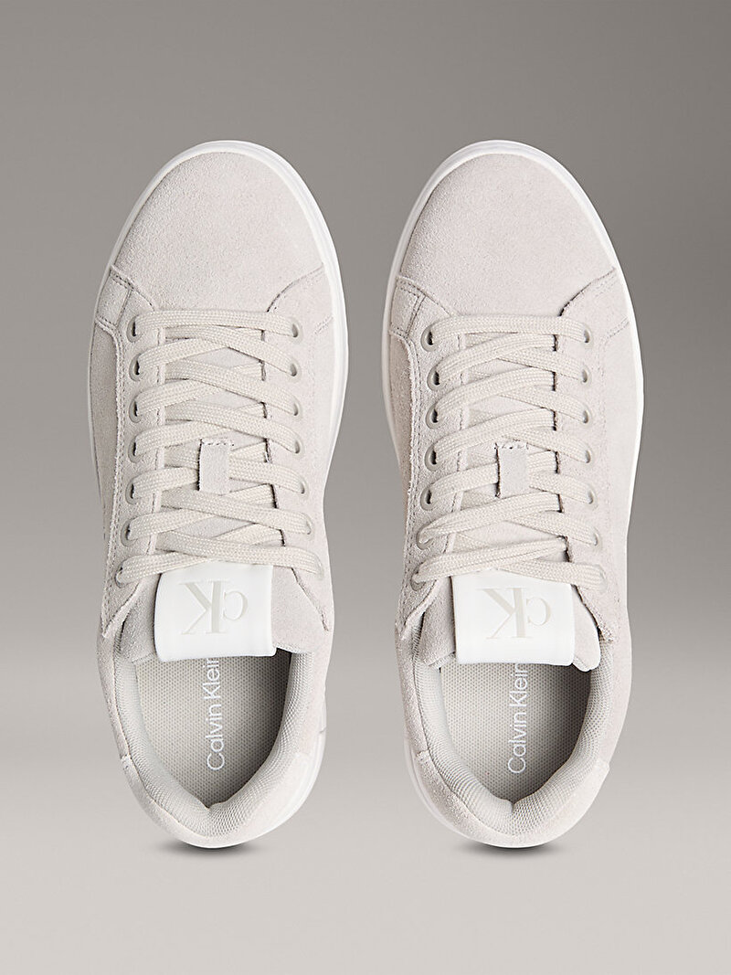 Calvin Klein Bej Renkli Kadın Bold Flatform Low Lace Sneaker