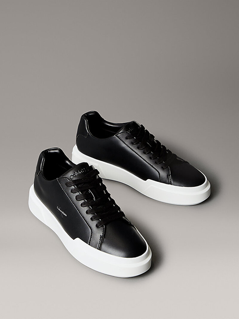 Calvin Klein Siyah Renkli Kadın Chunky Cupsole Laceup Sneaker