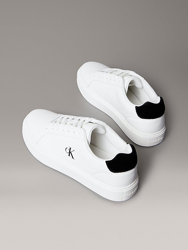Calvin Klein Beyaz Renkli Erkek Classic Cupsole Lace Sneaker