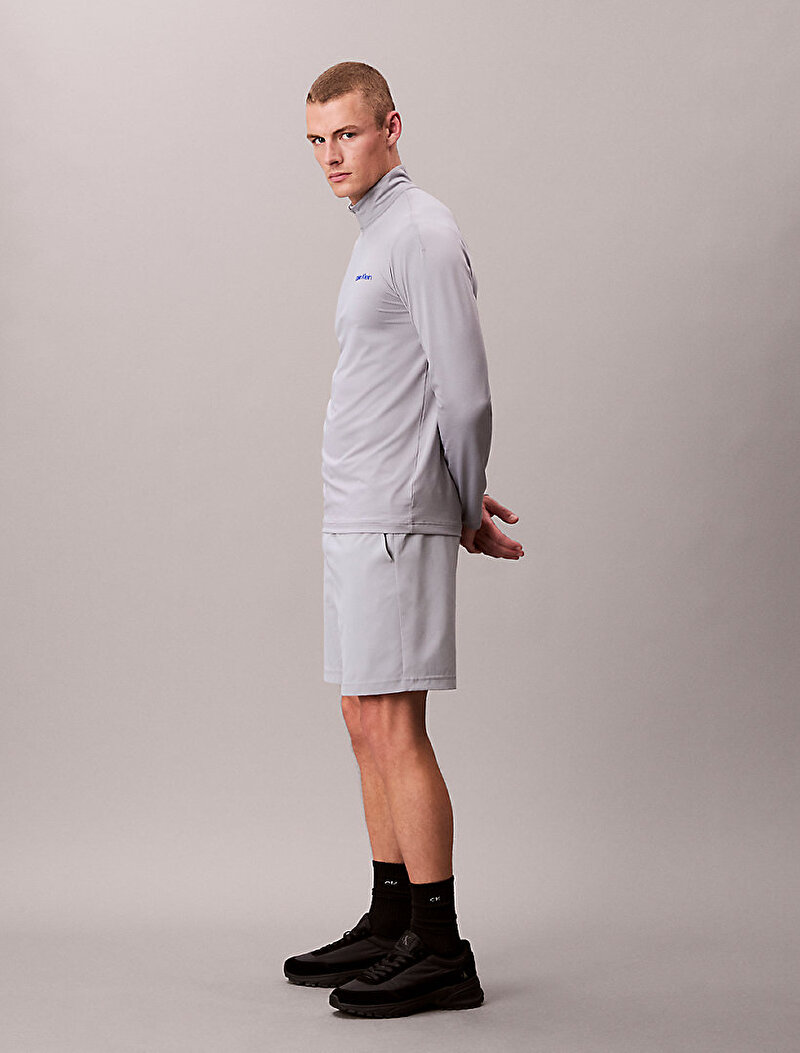 Calvin Klein Gri Renkli Erkek Woven Şort