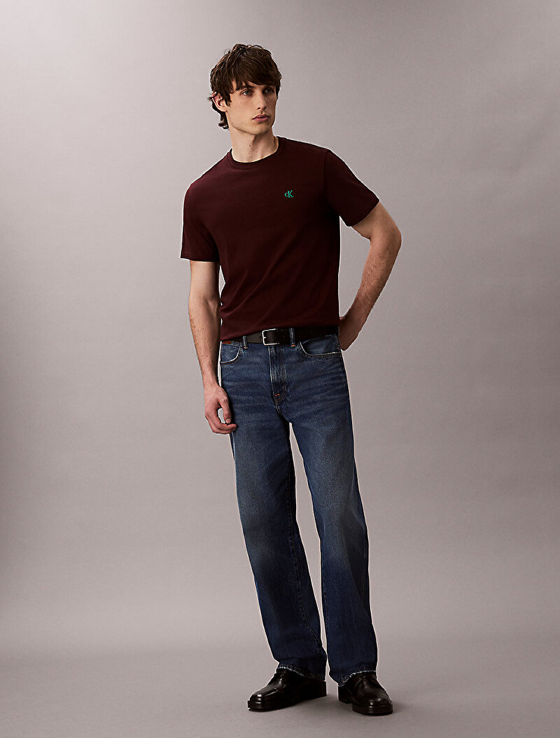 Calvin Klein Kırmızı Renkli Erkek Easy Monogram T-shirt