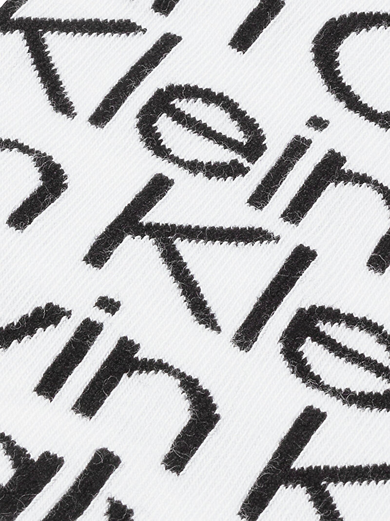 Calvin Klein Beyaz Renkli Erkek 2'Li Sneaker Çorabı