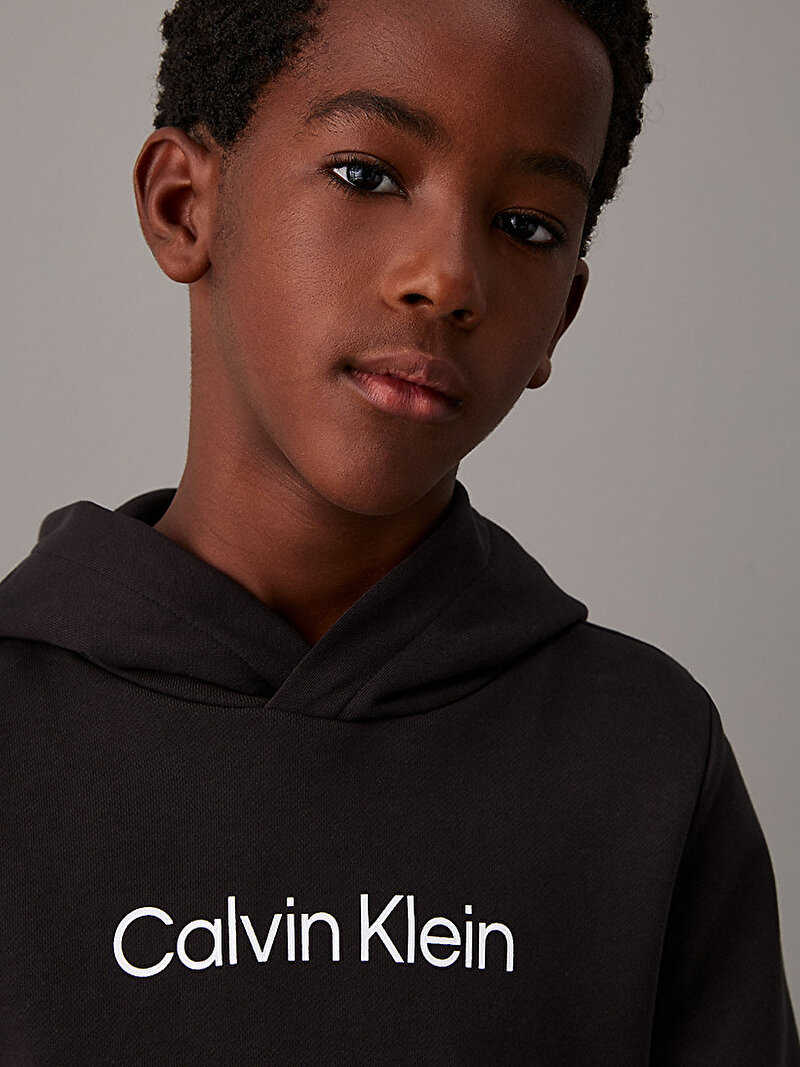 Calvin Klein Siyah Renkli Erkek Çocuk Regular Sweatshirt