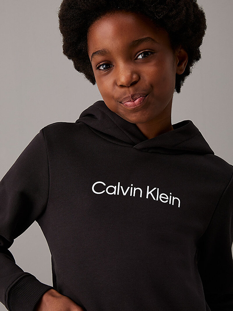 Calvin Klein Siyah Renkli Erkek Çocuk Regular Sweatshirt
