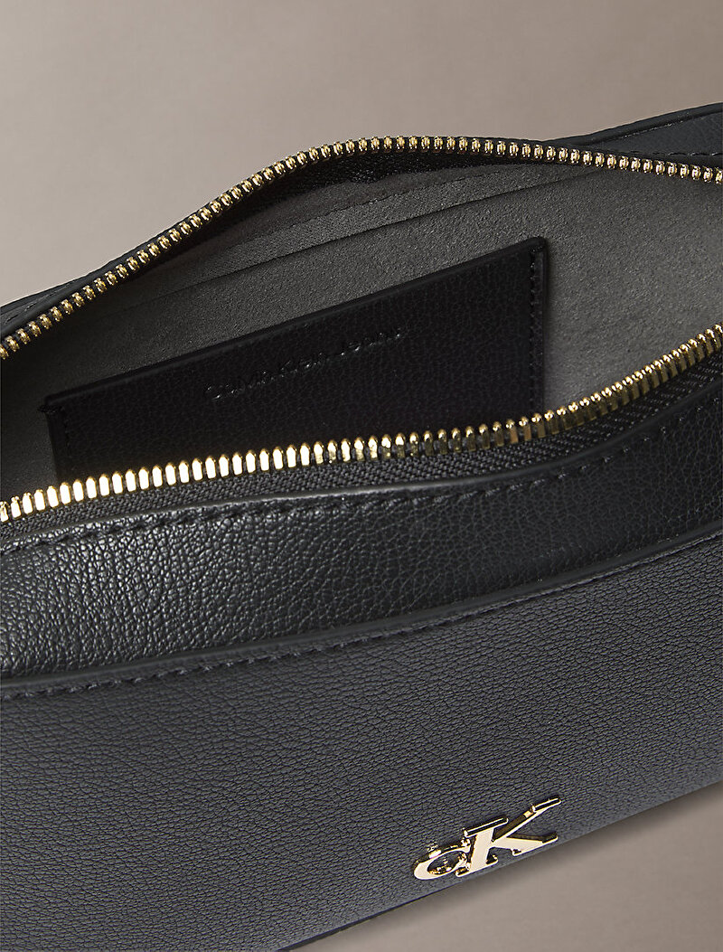 Calvin Klein Siyah Renkli Kadın Minimal Monogram Çapraz Çanta