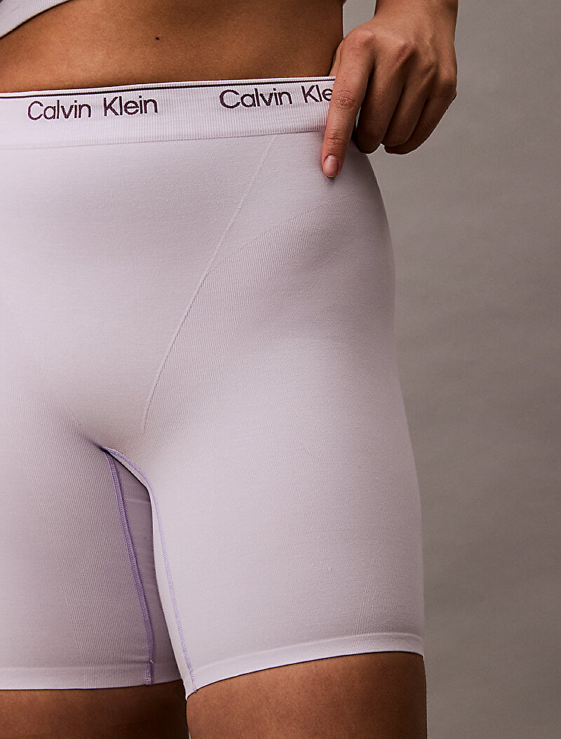Calvin Klein Mor Renkli Kadın Cotton Seamless Şort