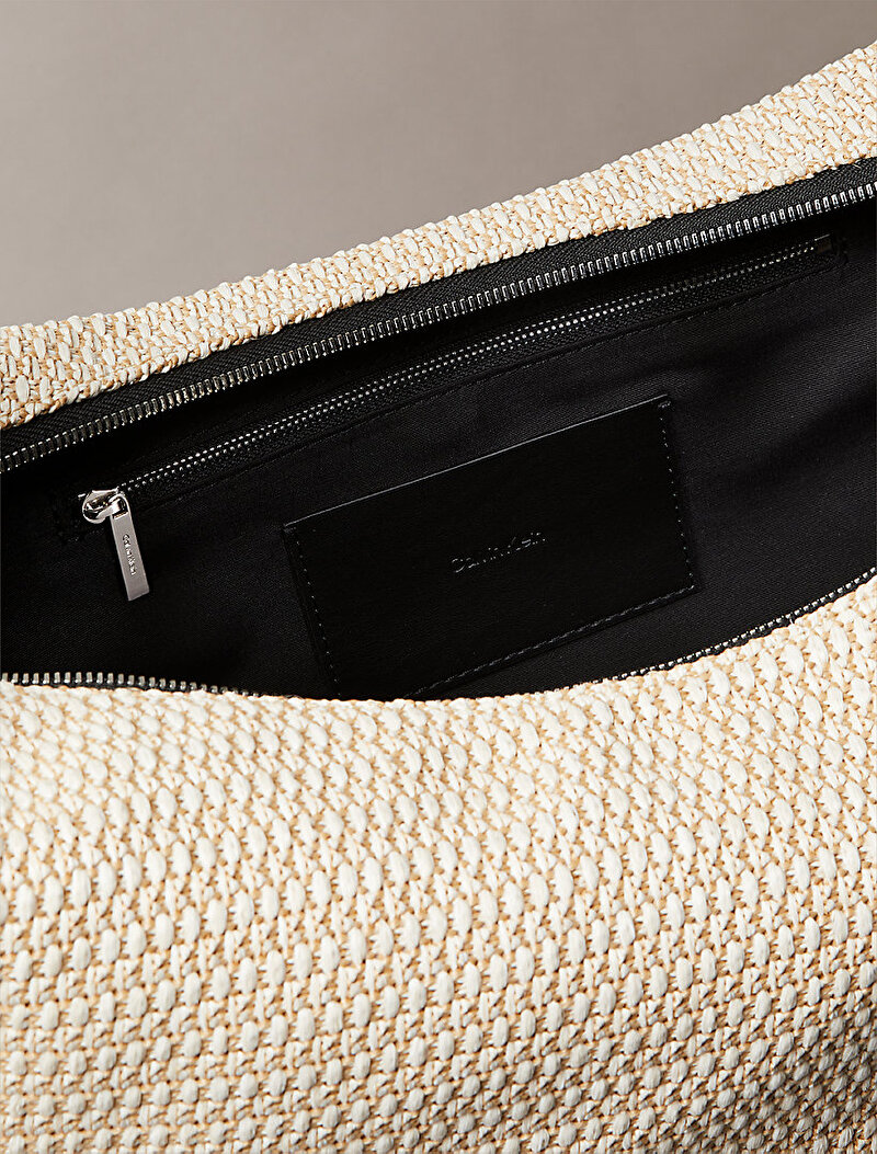 Calvin Klein Bej Renkli Kadın Pinched Omuz Çantası