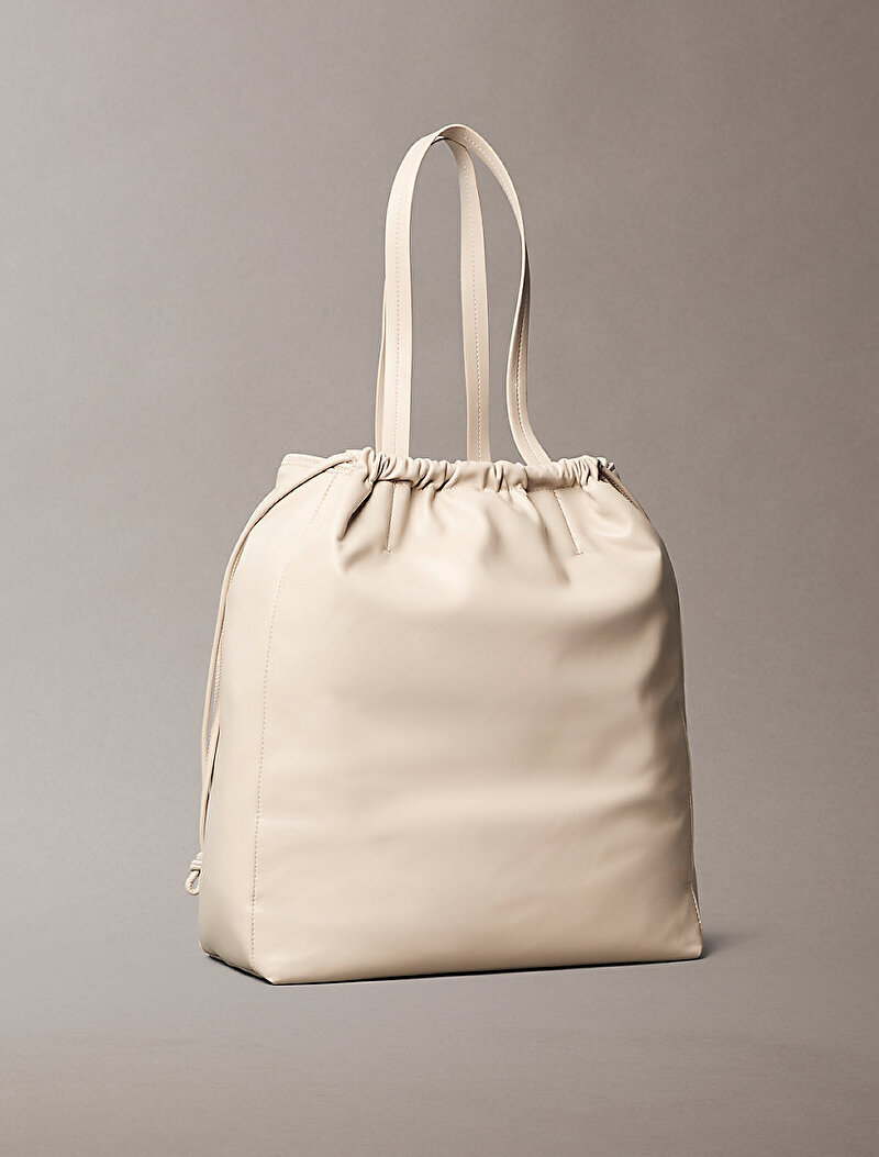 Calvin Klein Bej Renkli Kadın Drawstring Tote Çanta