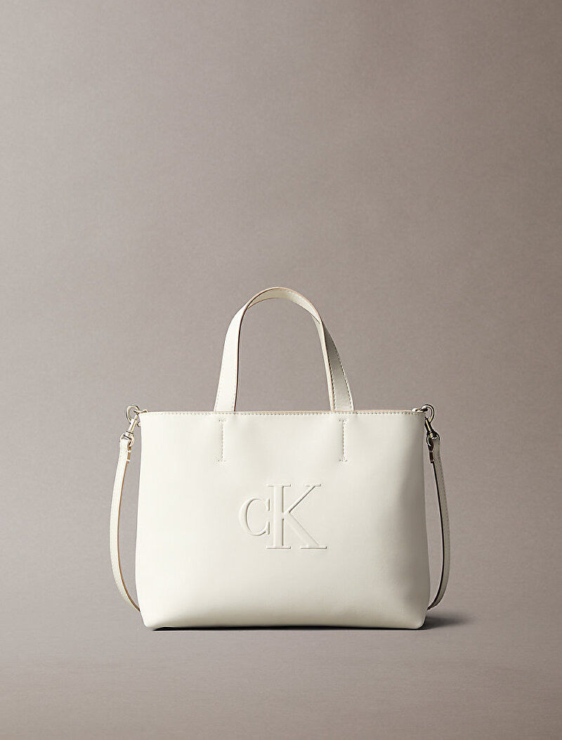 Kadın Sculpted Mini Tote Çanta