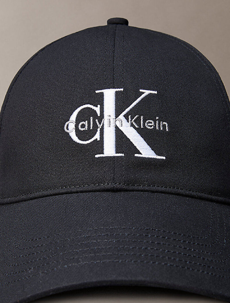 Calvin Klein Siyah Renkli Kadın Monologo Embroidery Şapka