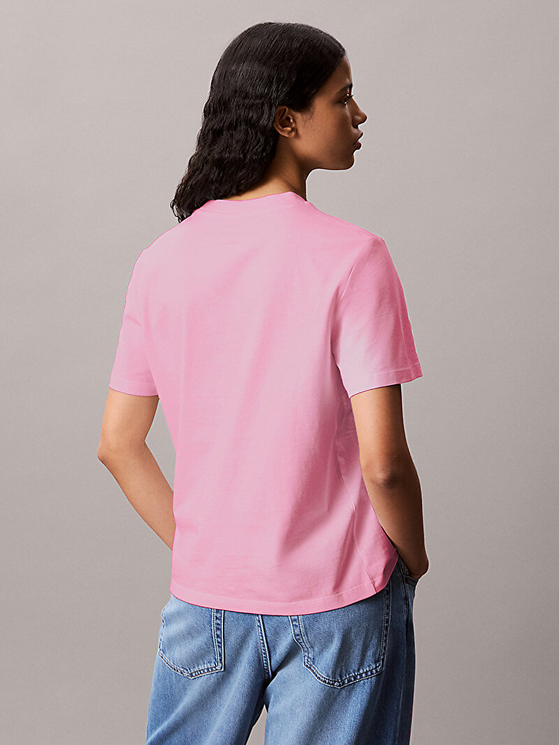 Calvin Klein Pembe Renkli Kadın 2'li Paket Logo T-shirt