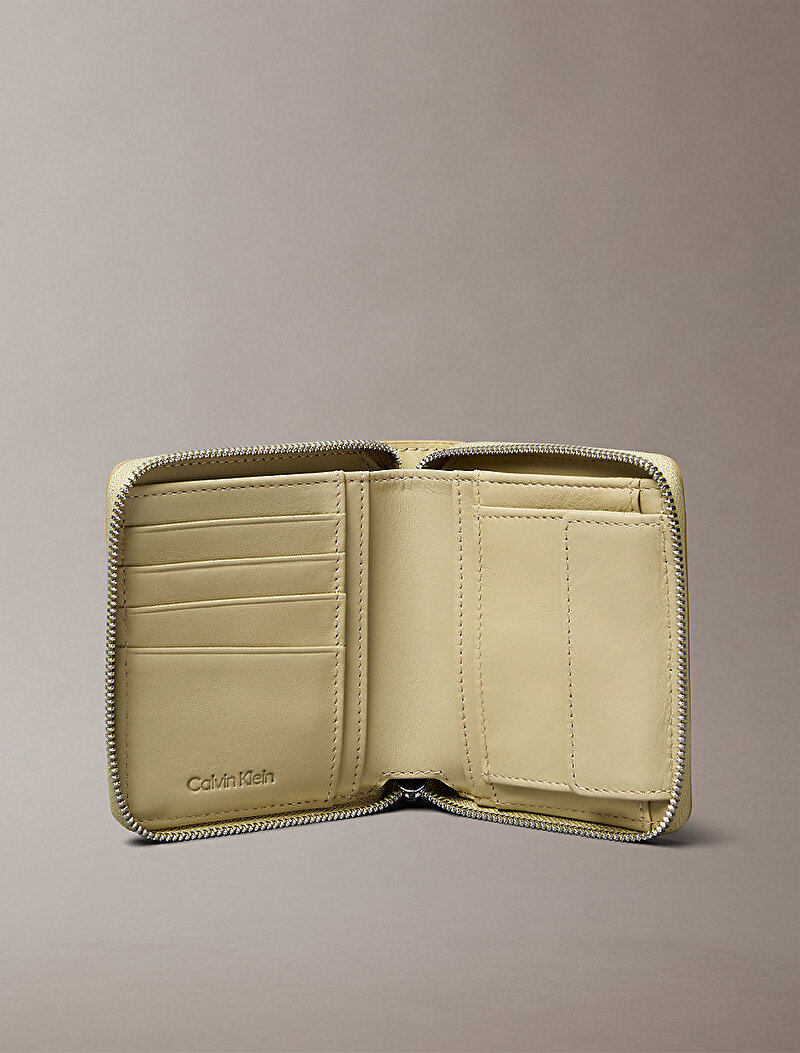 Calvin Klein Sarı Renkli Kadın Hardware Square Cüzdan