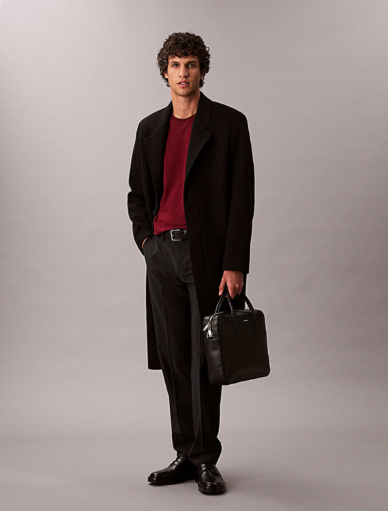 Calvin Klein Siyah Renkli Erkek Raised Laptop Çantası