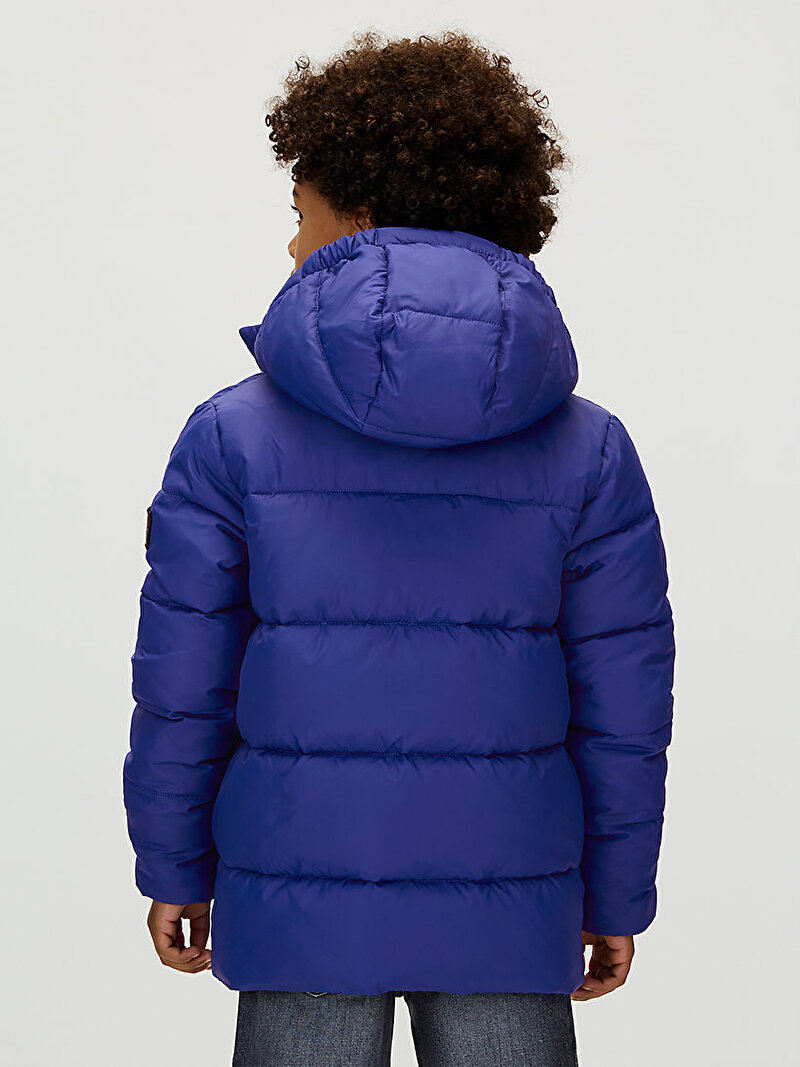 Calvin Klein Mavi Renkli Erkek Çocuk Essential Puffer Mont