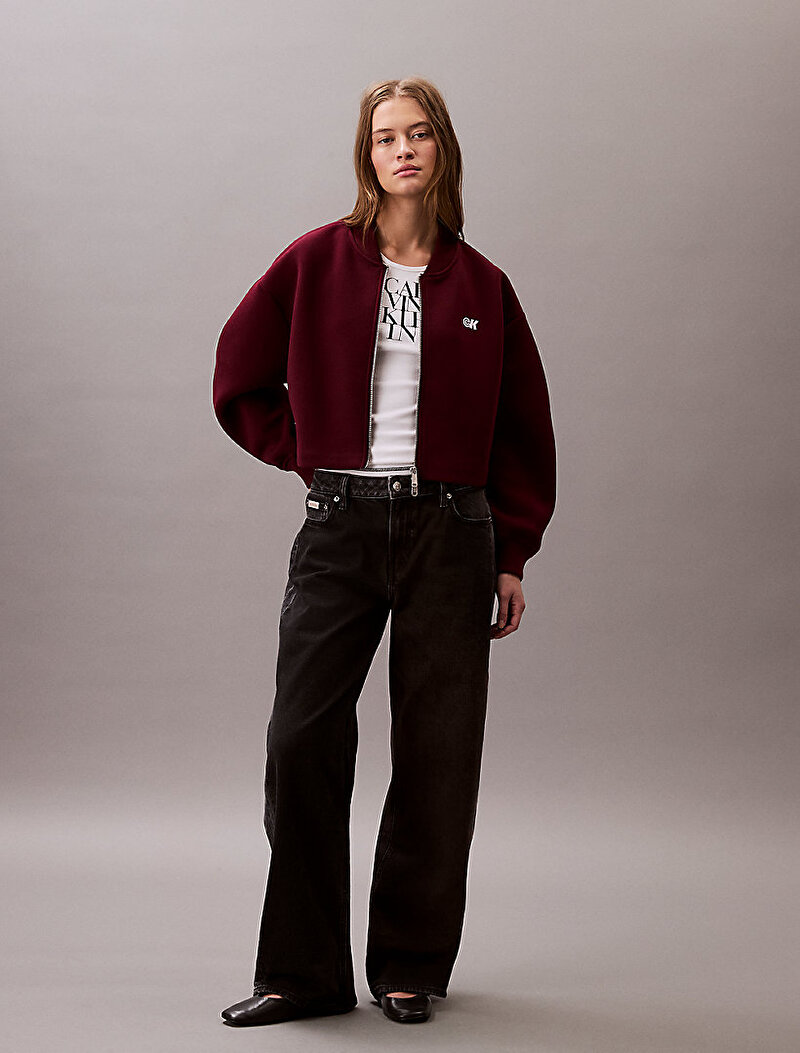 Kadın A- Oversized Scuba Ceket