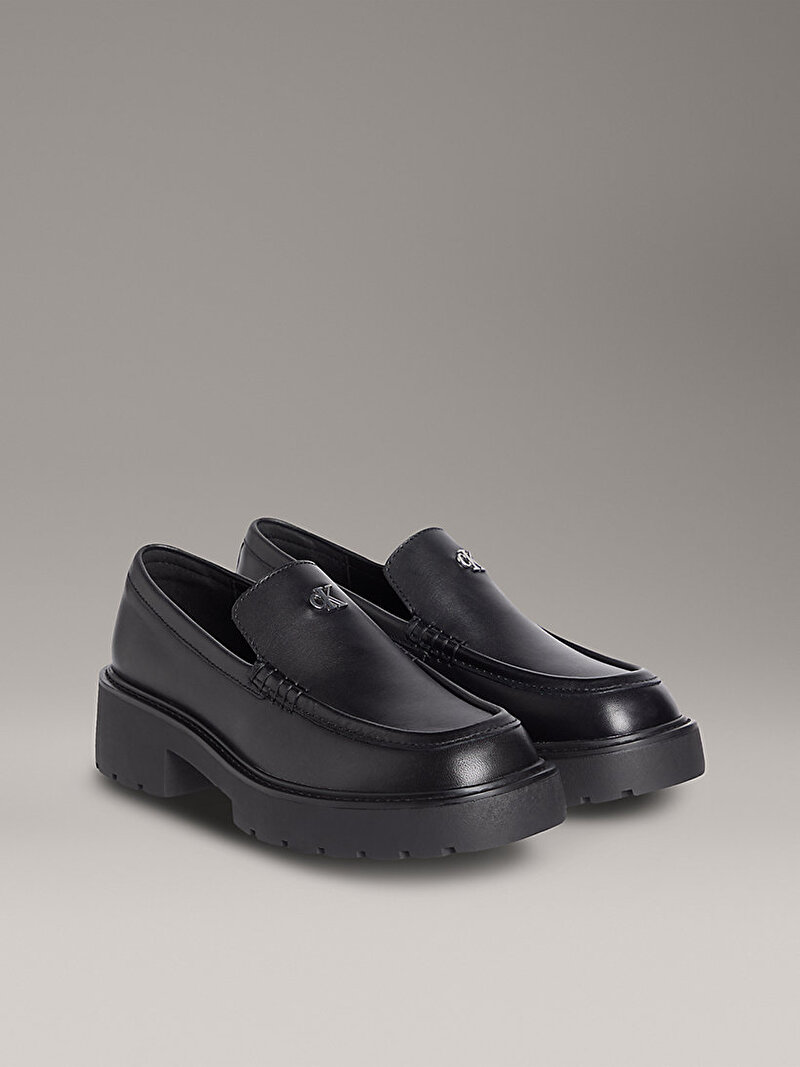 Calvin Klein Siyah Renkli Kadın Combat Loafer