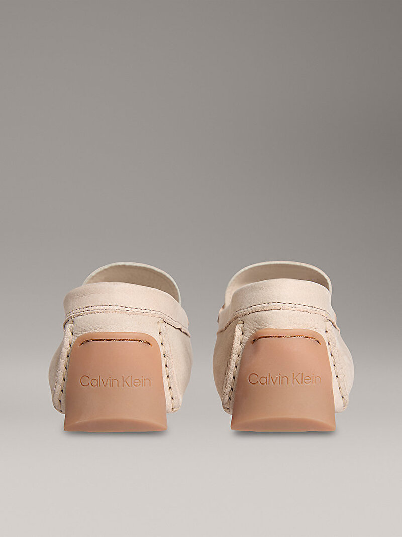 Calvin Klein Bej Renkli Erkek Driver Penny Loafer