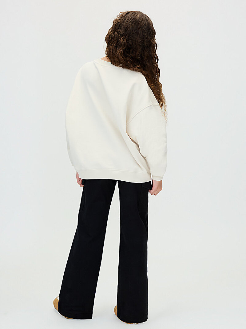 Calvin Klein Siyah Renkli Kız Çocuk Clean Utility Cargo Pantolon