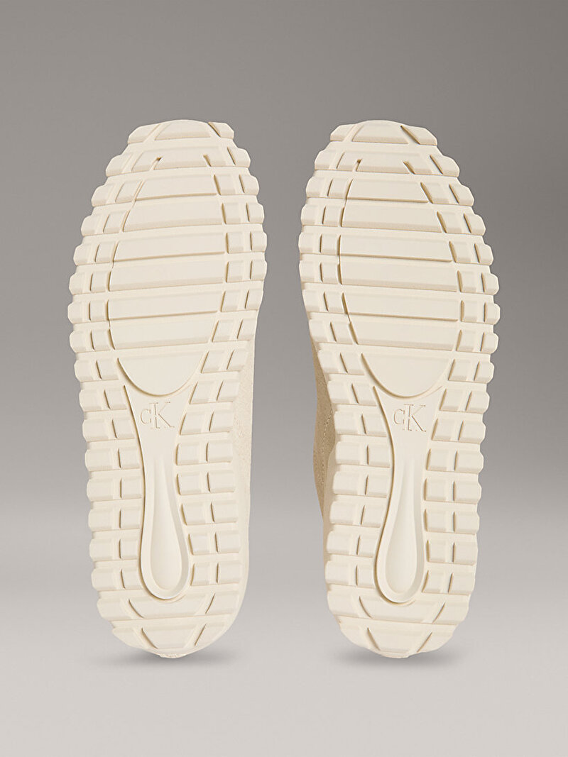 Calvin Klein Bej Renkli Kadın Low Profile Runner Sneaker