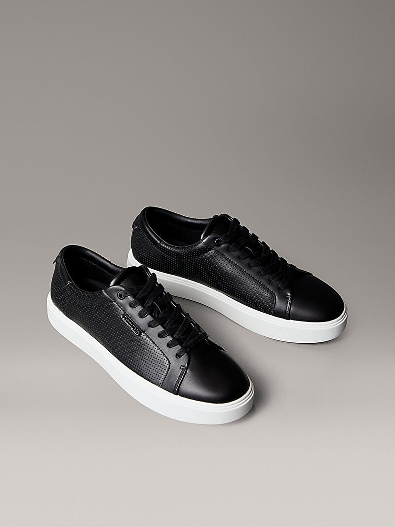 Calvin Klein Siyah Renkli Erkek Clean Cup Low Laceup Sneaker