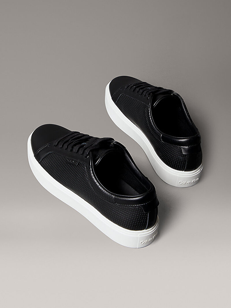 Calvin Klein Siyah Renkli Erkek Clean Cup Low Laceup Sneaker