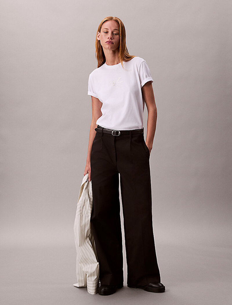 Kadın Classic Foil Mono T-shirt