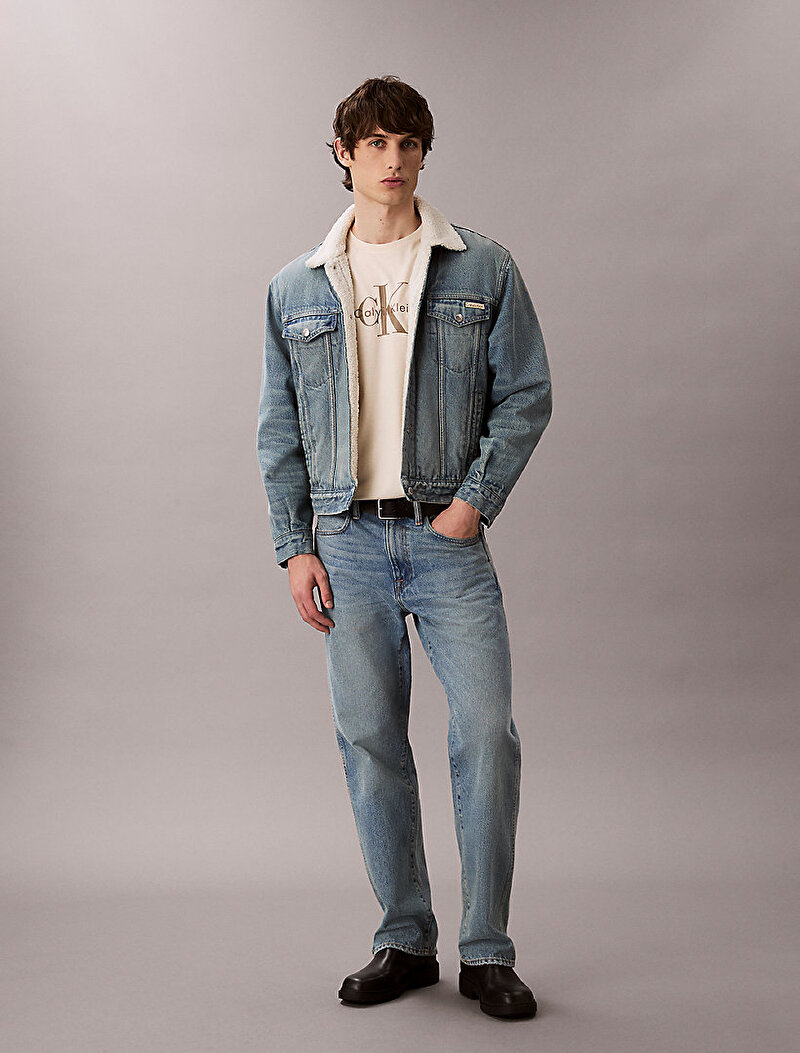 Calvin Klein Bej Renkli Erkek Hero Monologo T-shirt