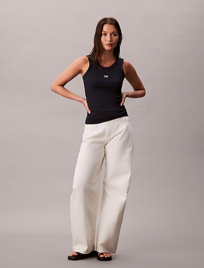 Calvin Klein Lacivert Renkli Kadın Modal Rib Tank Top