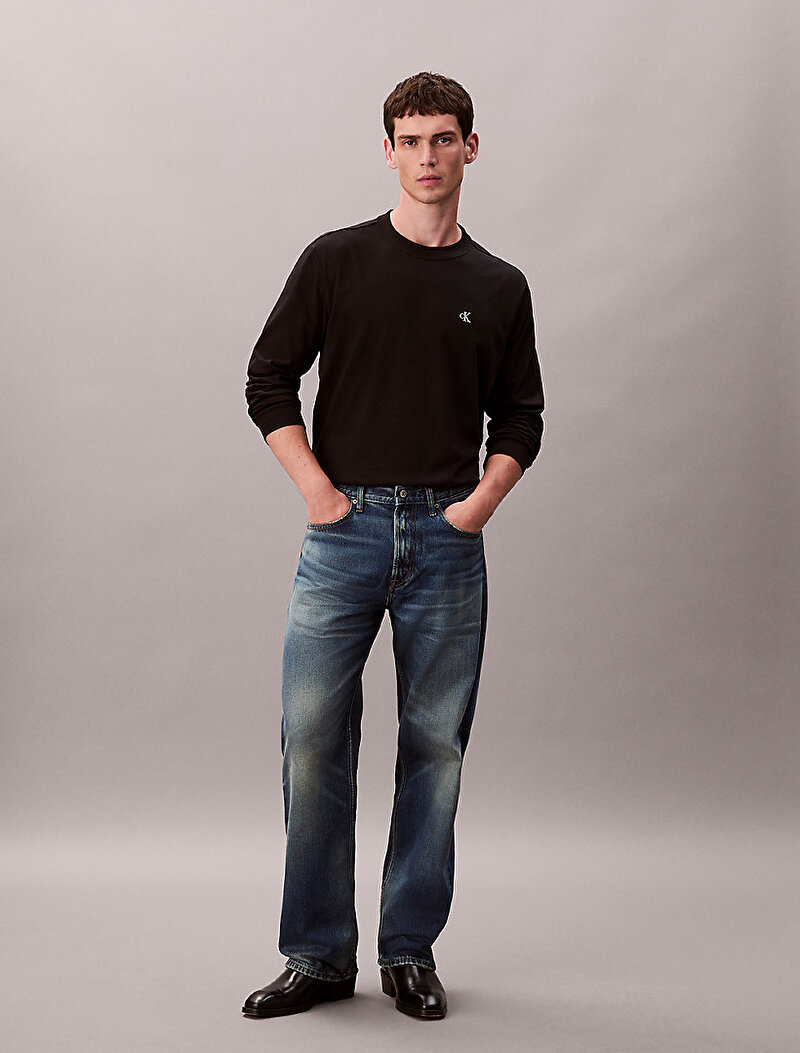 Calvin Klein Siyah Renkli Erkek Easy Monogram T-shirt