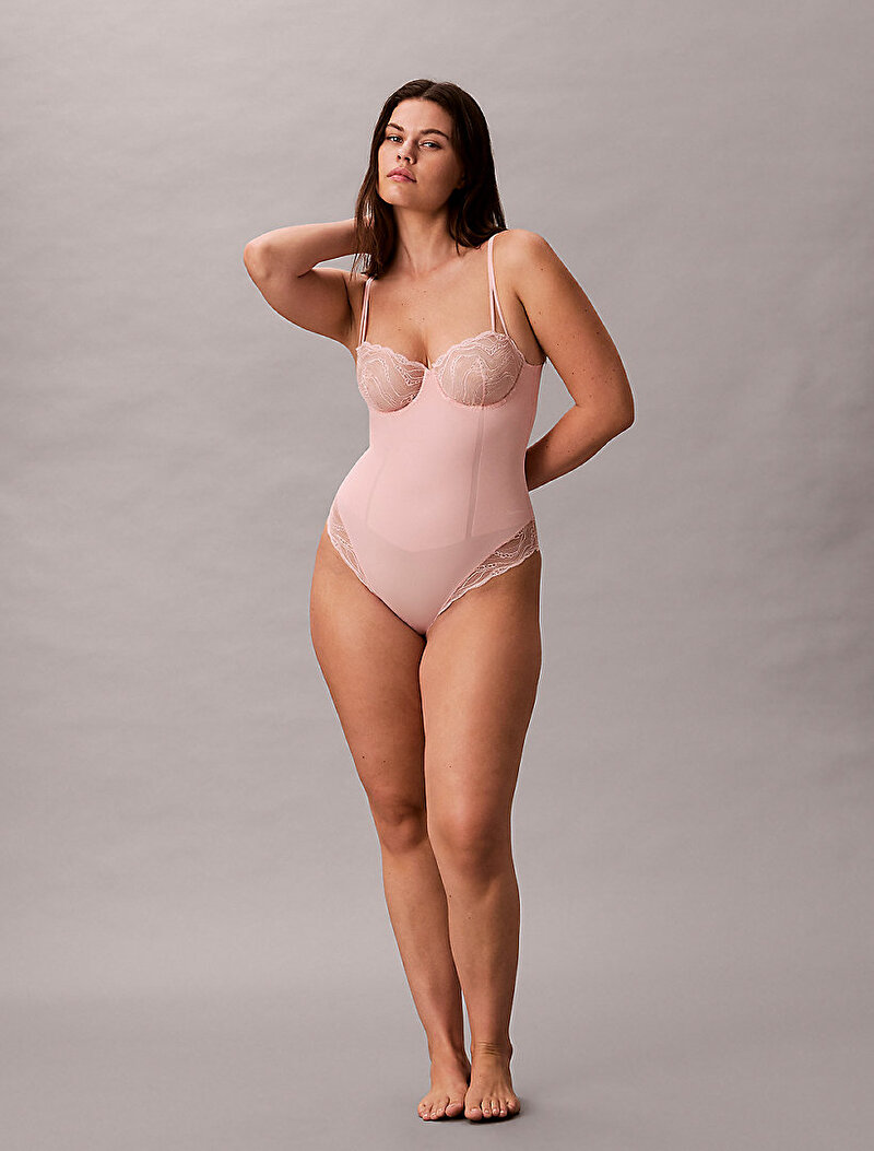 Calvin Klein Pembe Renkli Kadın Body