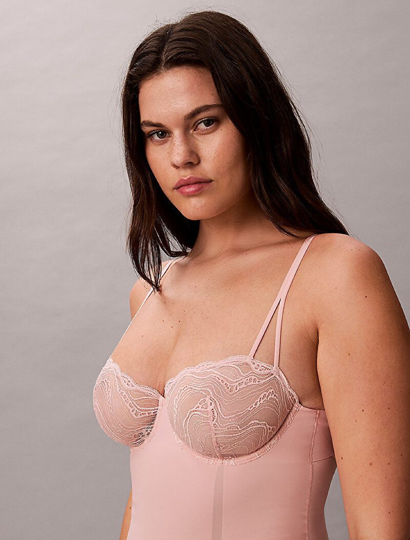 Calvin Klein Pembe Renkli Kadın Body