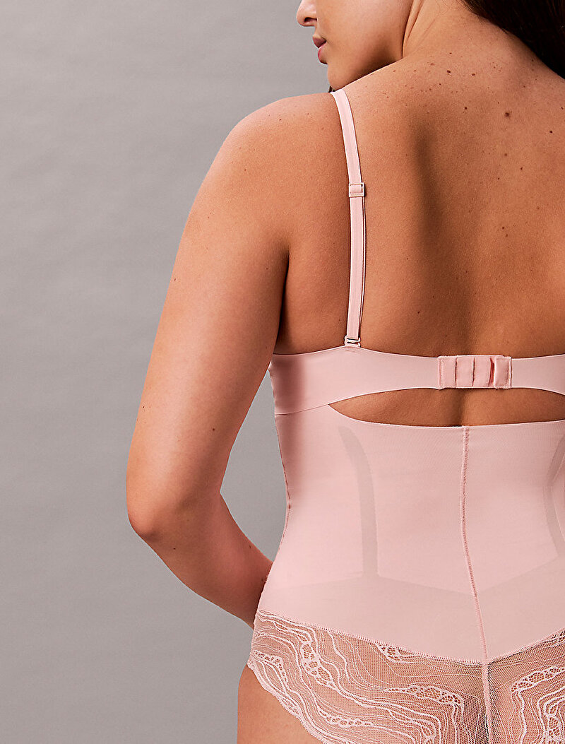 Calvin Klein Pembe Renkli Kadın Body